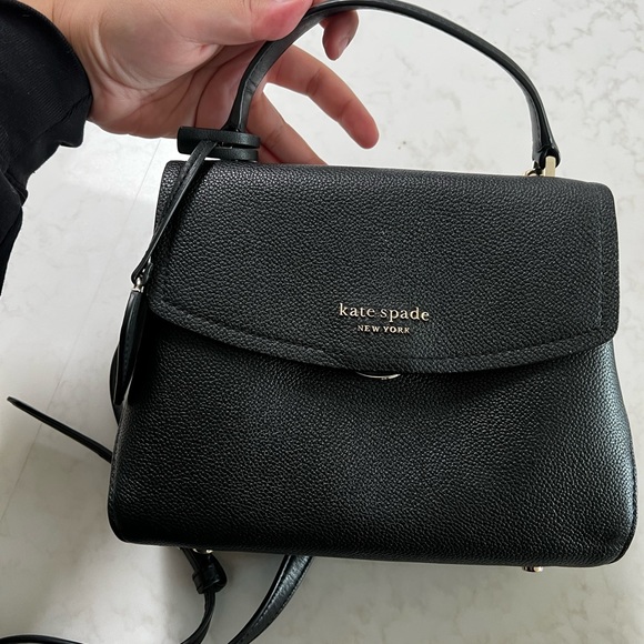 Black Kate spade satchel with top handle - Picture 1 of 13